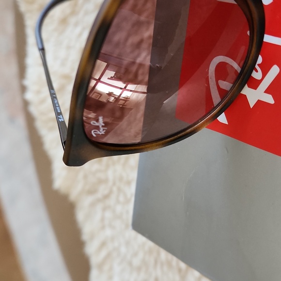 NWT IOB Ray Ban Erika Havana Tortoise Framed Women's Sunglasses 😎 - Picture 5 of 16